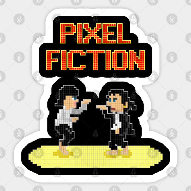 Pixel Fiction Sticker by Fanisetas